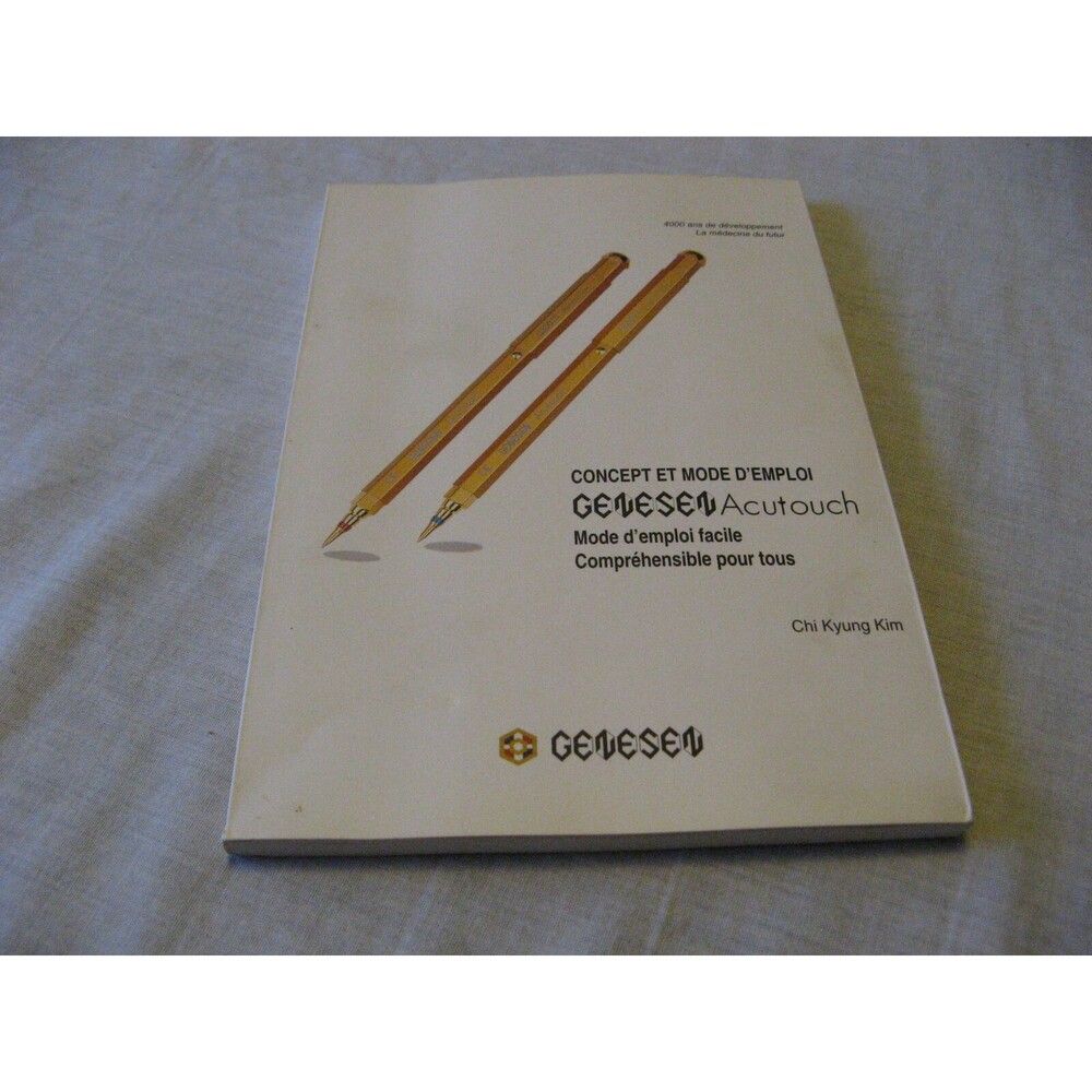 French Language Manual for Genesen Acutouch G300TT Acupuncture Pointer 1997